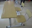 Adjustable Double school desk and chair